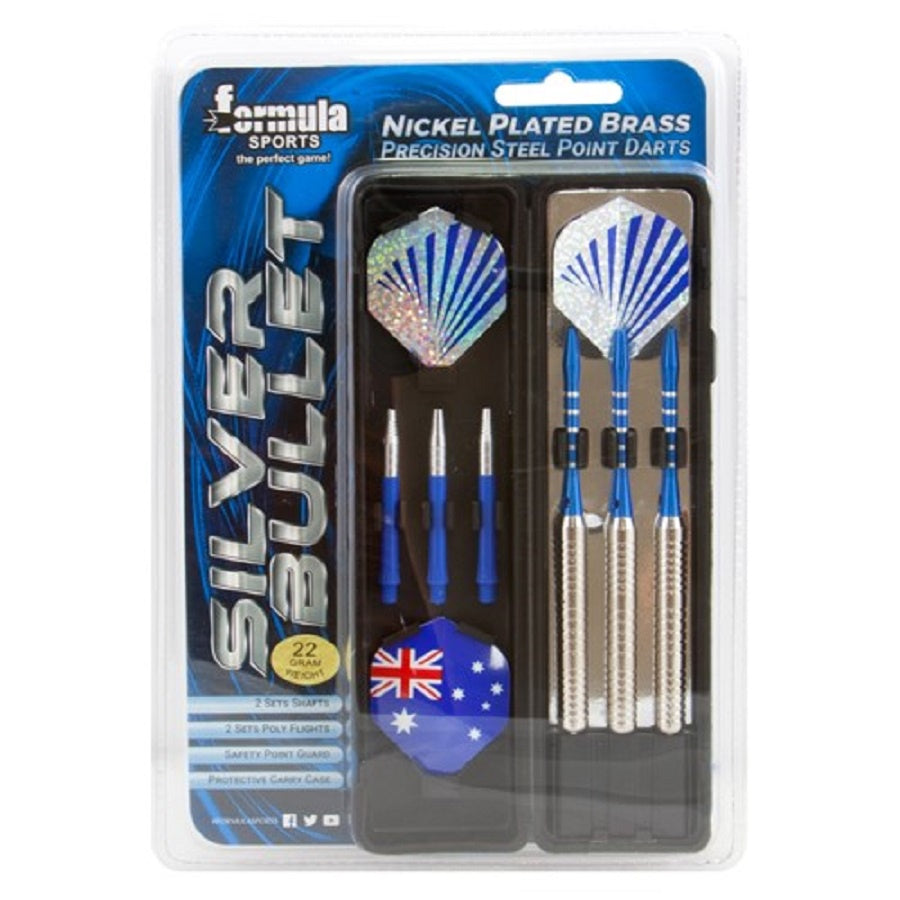 Formula Silver Bullet Nickel Plated Brass Darts