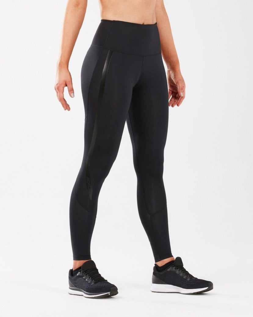2XU Womens Hi Rise Full Length Tight Black/Nero
