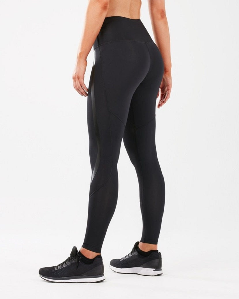 2XU Womens Hi Rise Full Length Tight Black/Nero