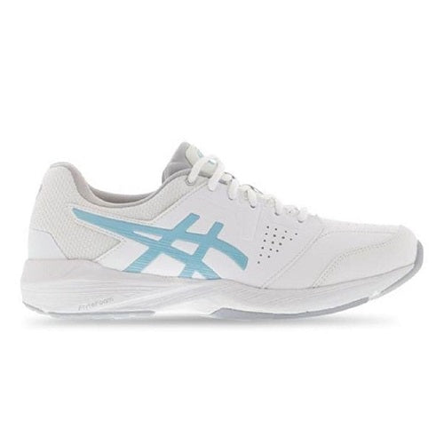 Asics Womens Quest FF Leather D Width White/Ice Mint