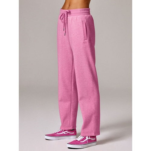 Running Bare Womens Legacy Bootleg Sweat Pant Maiden Pink