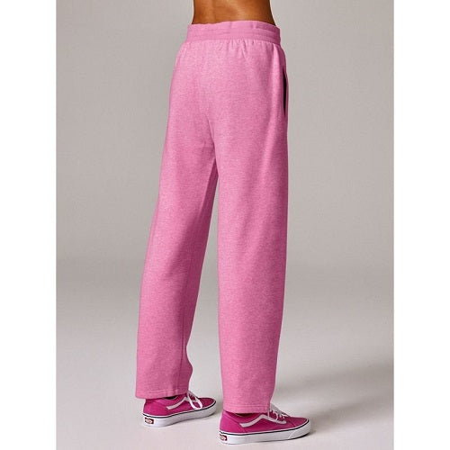 Running Bare Womens Legacy Bootleg Sweat Pant Maiden Pink