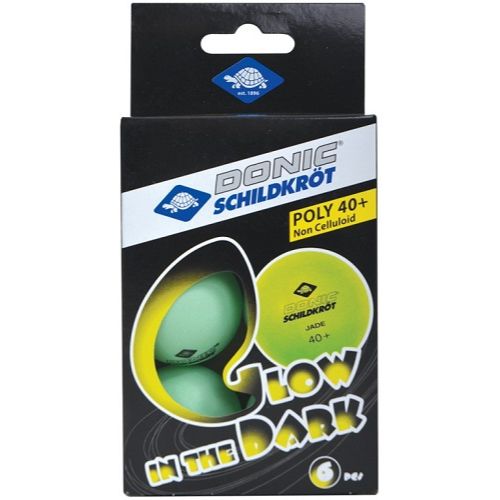 Donic Schildkrot Glow Table Tennis Ball 6 Pack